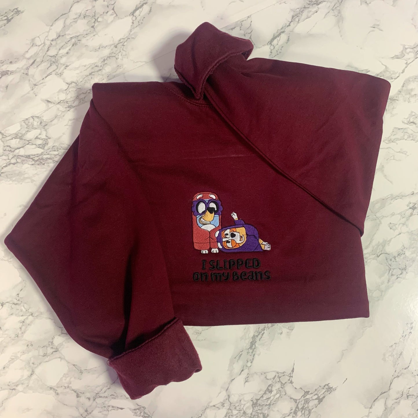 I slipped on my beans